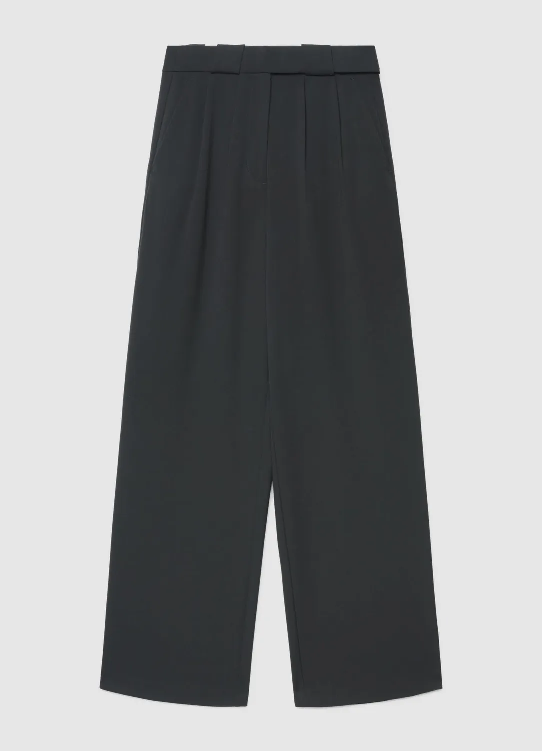 Calliope pantalon palazzo femme double pince large