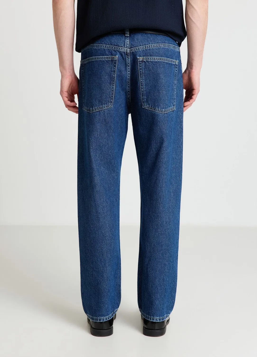 Calliope jean relaxed homme coupe droite délavé