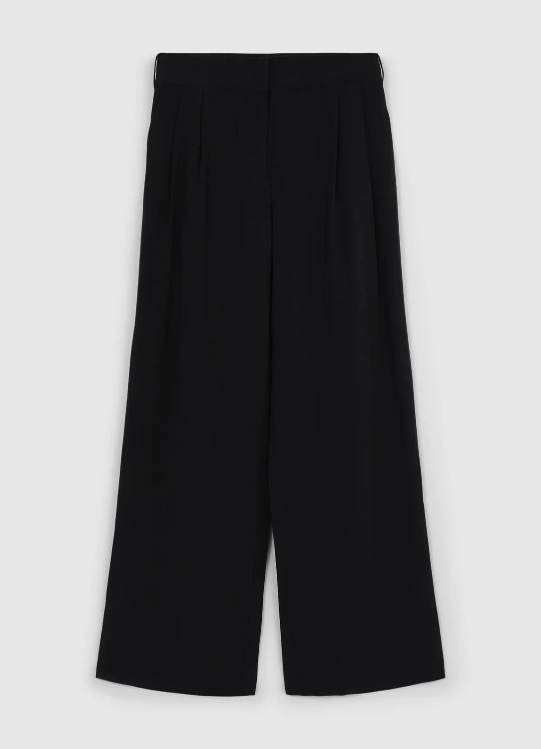Calliope pantalon palazzo femme uni coupe large