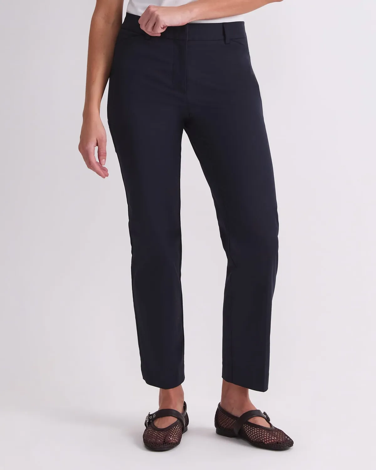 Sportscraft Evie pantacourt droit stretch femme coton