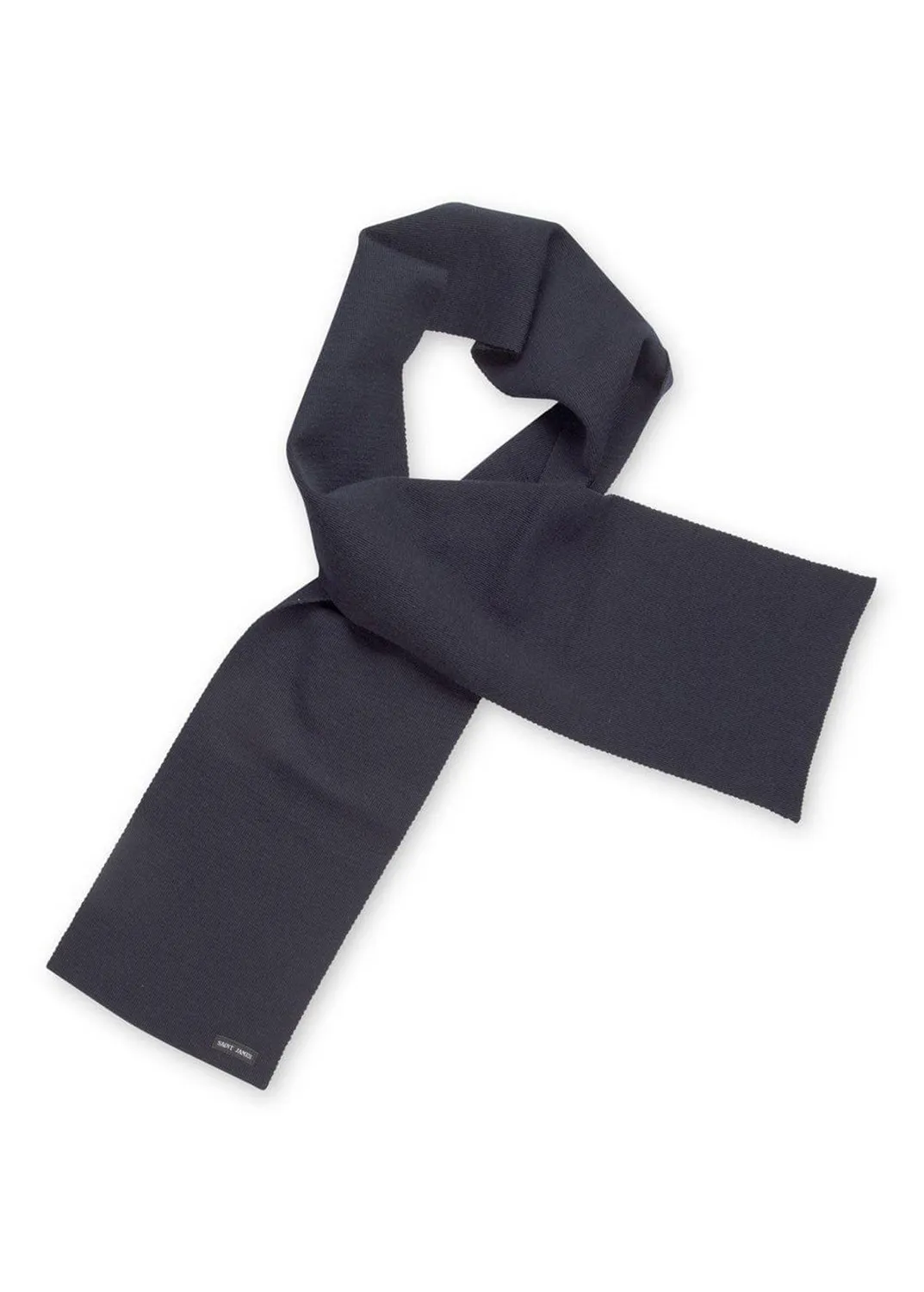 Saint James Scarf écharpe marine 100% laine adulte