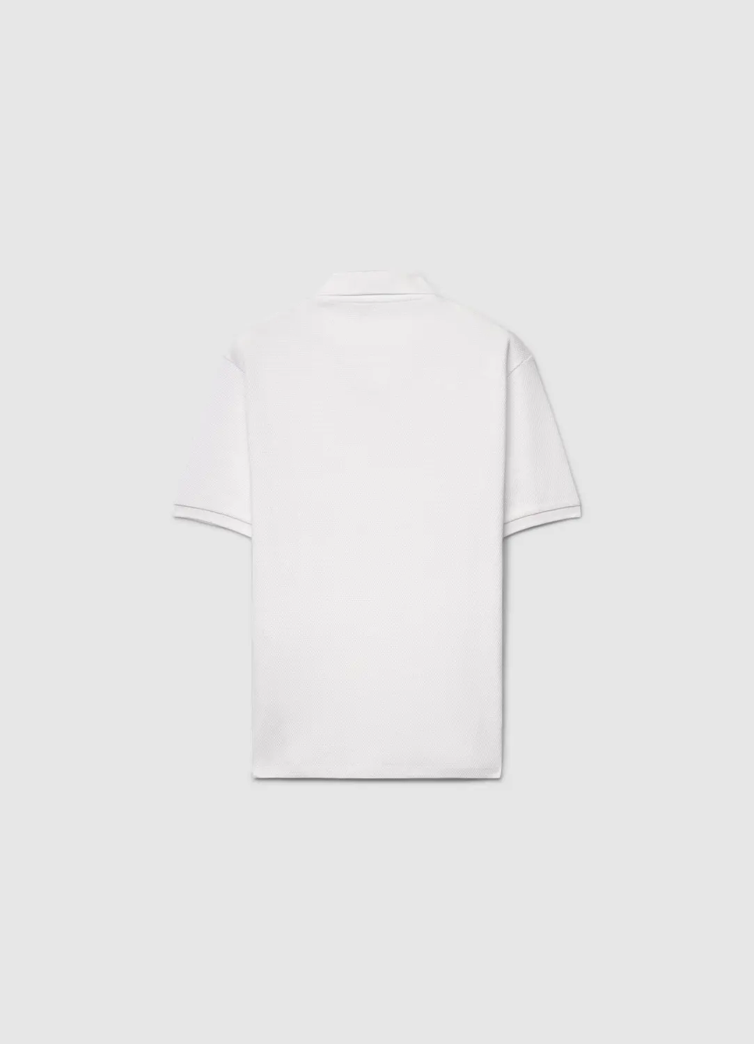 Calliope polo homme uni col V manches courtes regular